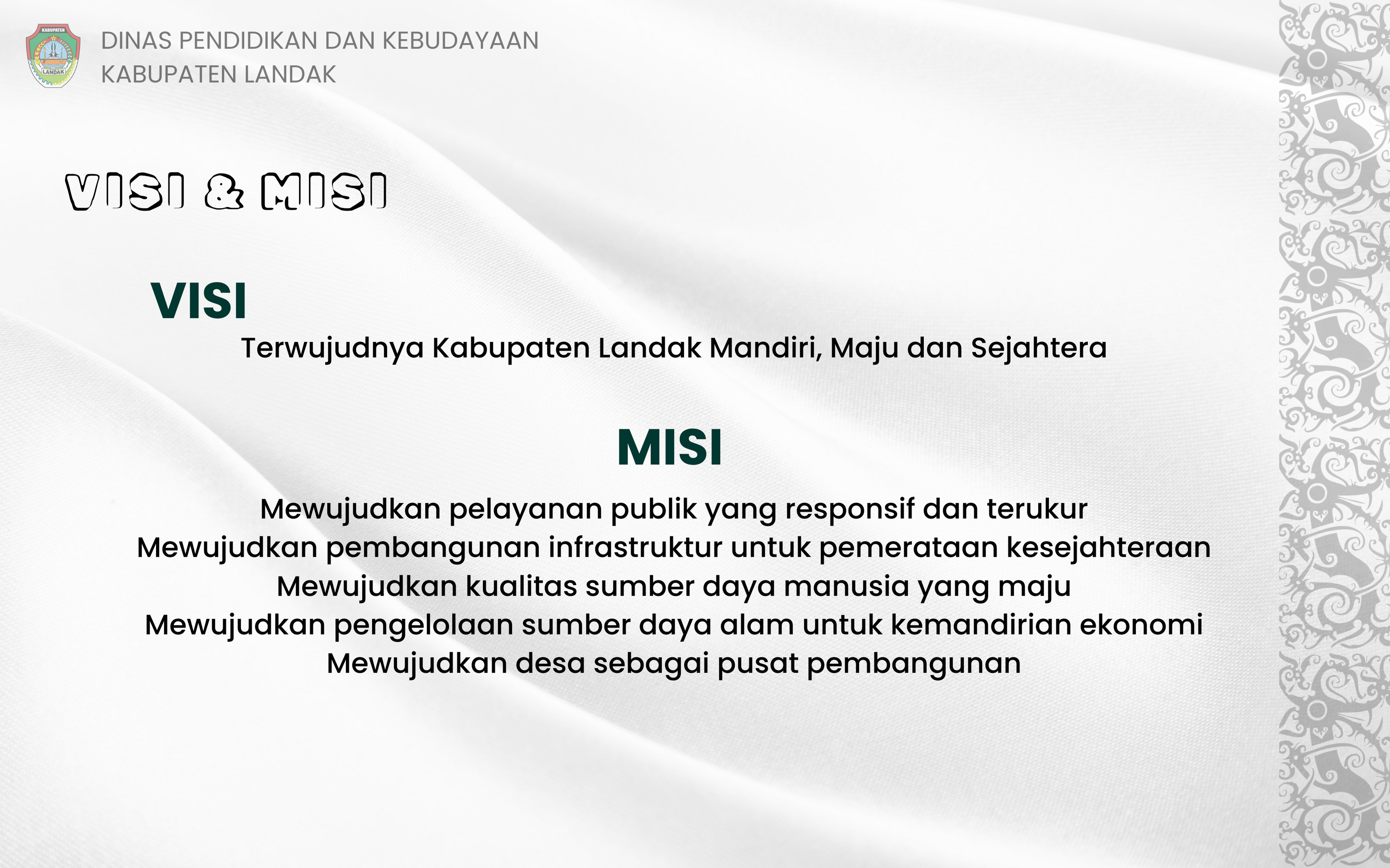 Visi, Misi dan Motto Pelayanan